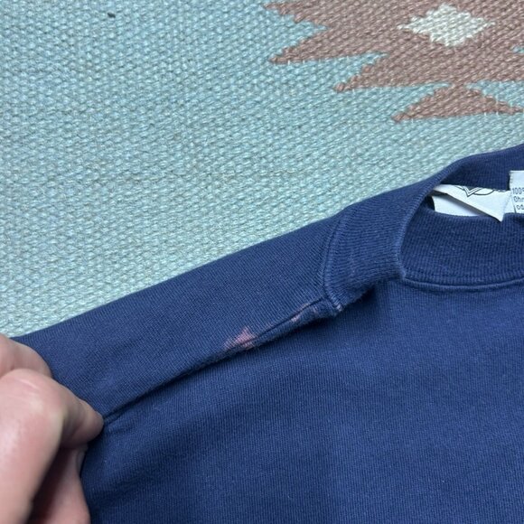 Vintage long sleeve pocket t shirt looney tunes embroidered youth boys small - Picture 5 of 9